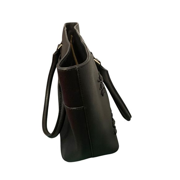 Kate Spade Grove Street Handbag Crystal Embellished Leather Black - Picture 3 of 7